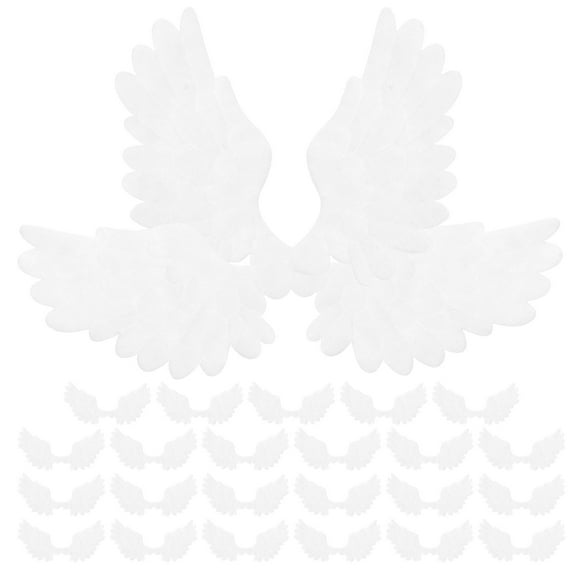 LOLIPPYY Wing Embroidery Applique Felt 25Pcs