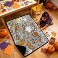 thumbnail image 6 of sruoe Halloween DIY Coloring Throw Blanket, Creative Hand‑Draw Craft, Halloween Home Decor, Halloween Themed Blanket for Sofa Couch Holiday Gathering, 6 of 6