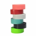 thumbnail image 2 of Splihome 2Pcs Colored Leather Perforated Bike Handlebar Tape Non-Slip Dead Fly Wrap Tape White, 2 of 6