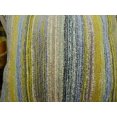 thumbnail image 3 of Plutus Spoft Strie Cornflower Handmade Throw Pillow, (Double sided 20" x 30" Queen), 3 of 4