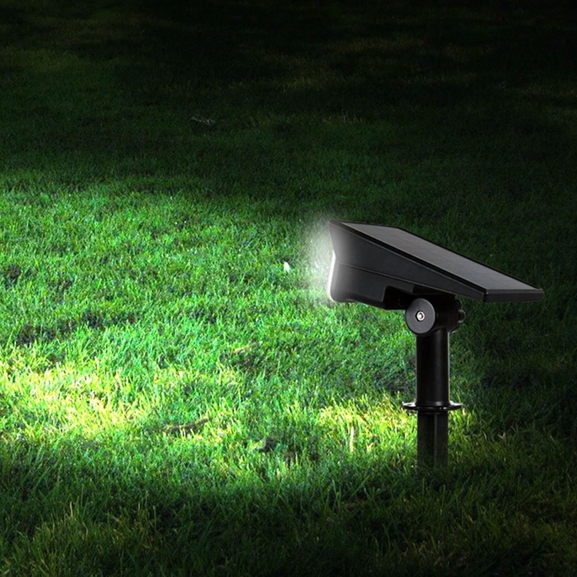 PURELY- 10Led Solar Spotlights Landscape Lights Outdoor Garden Pathway Lamp-White Light