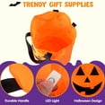 thumbnail image 6 of Joyfy 3 PCS Halloween Candy Bag,LED Light Pumpkin Candy Buckets for Kids,Halloween Trick or Treat Bucket with Pumpkin Smile Face for Halloween Party Favors Goodie Bags, 6 of 8
