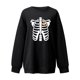 thumbnail image 1 of Moda mujer estampado cuello redondo pulóver Tops manga larga cómoda blusa sudadera Fridja  fjkfkj6029, 1 of 3