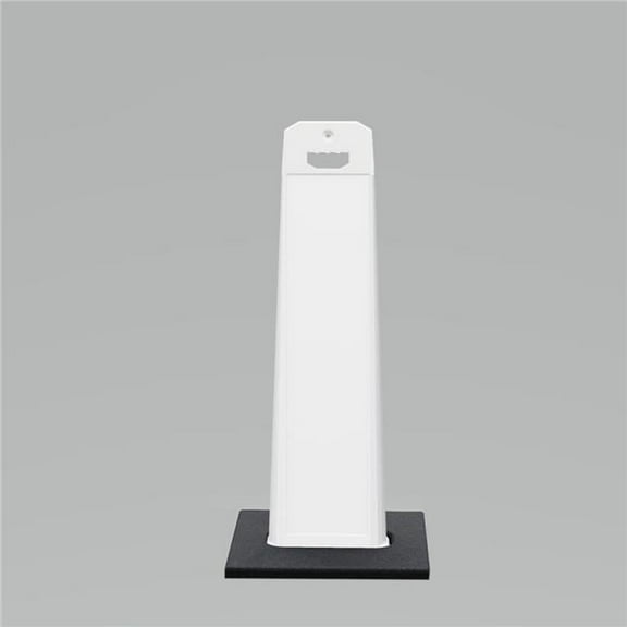 Plasticade by UVP UV4109-WHITE Outdoor Standing Panel sign with weighted Base