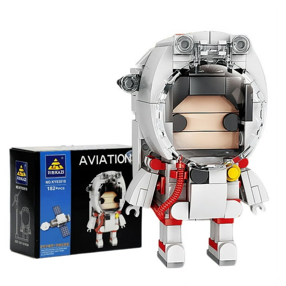 Compatible with Lego building blocks light interstellar astronaut ornament toy gift (astronaut No. 2)
