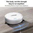 thumbnail image 5 of Kchsji Robot Vacuum Mop Combo, 3-in-1 Smart Robotic Cleaner with 1800Pa Suction 2400mAh Battery 60Min Runtime, 280ml Dust Box 2.4" Low Profile Dual Brushes, Ideal for Pet Hair Hard Floor 120-150㎡, 5 of 9