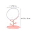 thumbnail image 2 of HEANUJJ 1Pc Touch Control Pink LED Light Mirror Desktop Makeup Accessory for Bedroom Vanity, 2 of 8