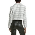 thumbnail image 2 of Gracia womens  Crop Tweed Jacket, s, White, 2 of 3