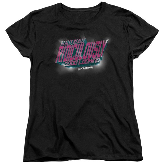 Zoolander Ridiculously Good Looking Women's T-Shirt Black