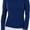 Denim, variant on Women's Seamless Textured Long Sleeve Turtleneck Blouse