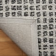 thumbnail image 6 of SAFAVIEH Ebony Adams Dot-Print Runner Rug, Silver/Black, 2'3" x 9', 6 of 7