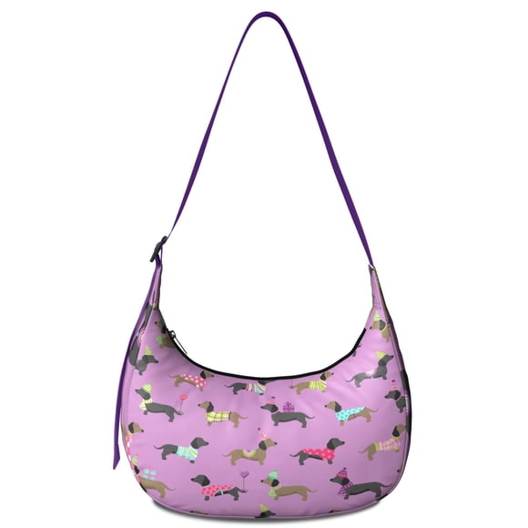 Sac Bandoulière Art Abstrait pour Chien – Design Canin Aquarelle, Sangle Réglable, Cadeau Parfait pour les Amoureux des Animaux