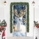 thumbnail image 4 of Decoraciones de Navidad Interior 35 X 71 Pulgadas Marco de Puerta de Navidad - Patrón de Santa Claus - Decoración de Puerta de Navidad - Decoración de Fiesta Del Festival, 4 of 6