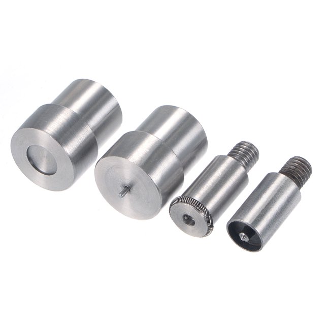 Unique Bargains 10mm Snap Fasteners Button Die for Hand Press Machine Setter Carbon Steel Pointed Fasteners Tool