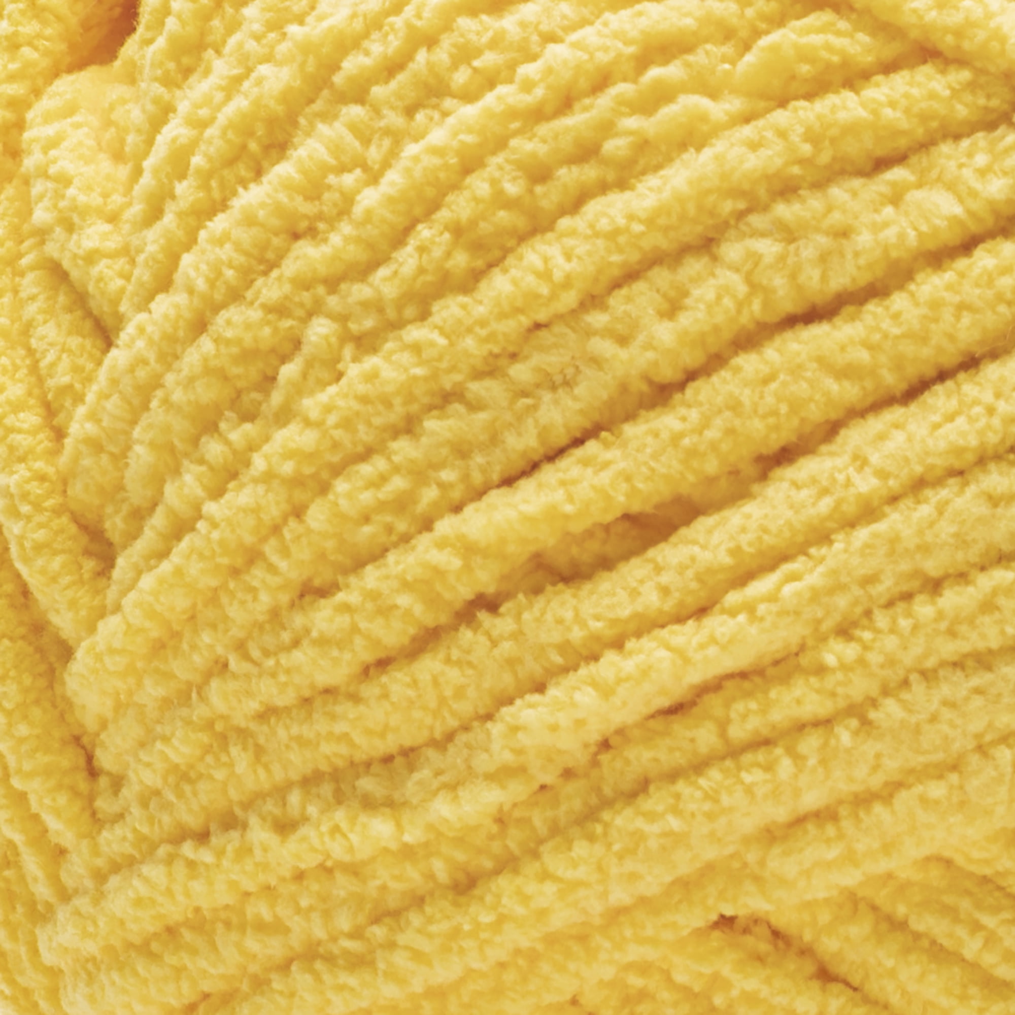 Bernat® Blanket Brights™ #6 Super Bulky Polyester Yarn, School Bus Yellow 10.5oz/300g, 220 Yards (4 Pack)
