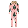 thumbnail image 6 of Penkiiy Christmas Pajamas for Family Matching Cute Long Sleeve Couples Soft Sleepwear One Piece Funny Christmas Pjs Sets L Pink, 6 of 6