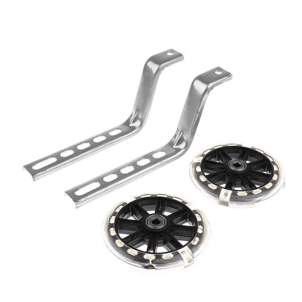 Ruedas de entrenamiento de bicicleta Soledad con luz para bicicletas de 12 14 16 18 20 pulgadas negro