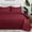 Burgundy, variant on Qatan Quilt Twin Size - Lightweight Twin Quilted Bedspread, Bed Quilt Set with Sham (Gray)
