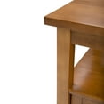thumbnail image 3 of Warm Shaker 20 inch Solid Wood Transitional End Table in Light Golden Brown (Set of 2), 3 of 8