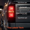 thumbnail image 4 of TRUE MODS Smoked LED Tail Light Assembly Replacement for 2014-2018 Chevy Silverado 1500 (14-18) 2015-2019 Silverado 2500 3500 HD (15-19) w/Stock Halogen Taillight Custom Rear Brake Turn Signal Lamp, 4 of 8