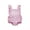 Purple, variant on Fesfesfes Summer Rompers Baby Girls Letter Printed 1st Birthday Gift Sleeveless Jumpsuit Casual Bodysuit Onesie