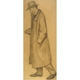 thumbnail image 3 of Henri Martin 8x14 Black Modern Framed Museum Art Print Titled - Portrait Jean-Paul Laurens (1903), 3 of 5