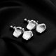 thumbnail image 5 of Exquisita forma de hoja de Ginkgo cuelga pendientes de aleación para mujer y mujer (plata), 5 of 5