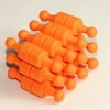 24 Ct. NeoPin® Orange Magnetic Push Pins - Super Strong Neodymium Magnets. Great for Magnetic Whiteboards, Refrigerators, other Applications