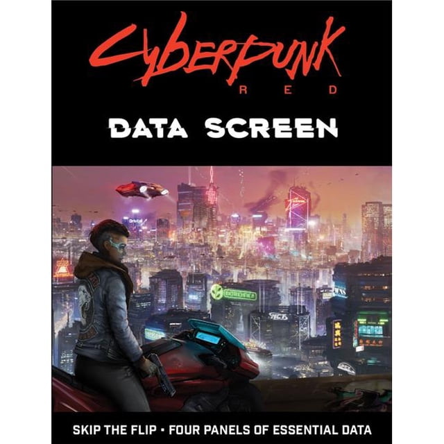 R. Talsorian Jeux RTGCR3011 Cyberpunk Rouge Données Écran Rôle Jeu de Jeu