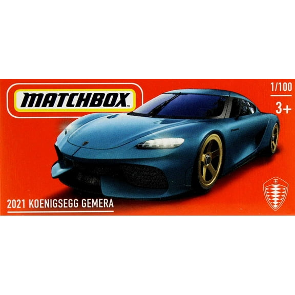 Matchbox 2021 Koenigsegg Gemera Diecast Car (Teal)