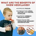 thumbnail image 3 of Collar masticable para autismo - Niños Baby Chewie Sensory Chew Asd Adhd Tear Drop Spd (baifus), 3 of 3