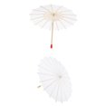 thumbnail image 1 of 2 Uds Mini Paraguas De Papel En Blanco Paraguas De Cóctel Decorativo DIY Niños, 1 of 9