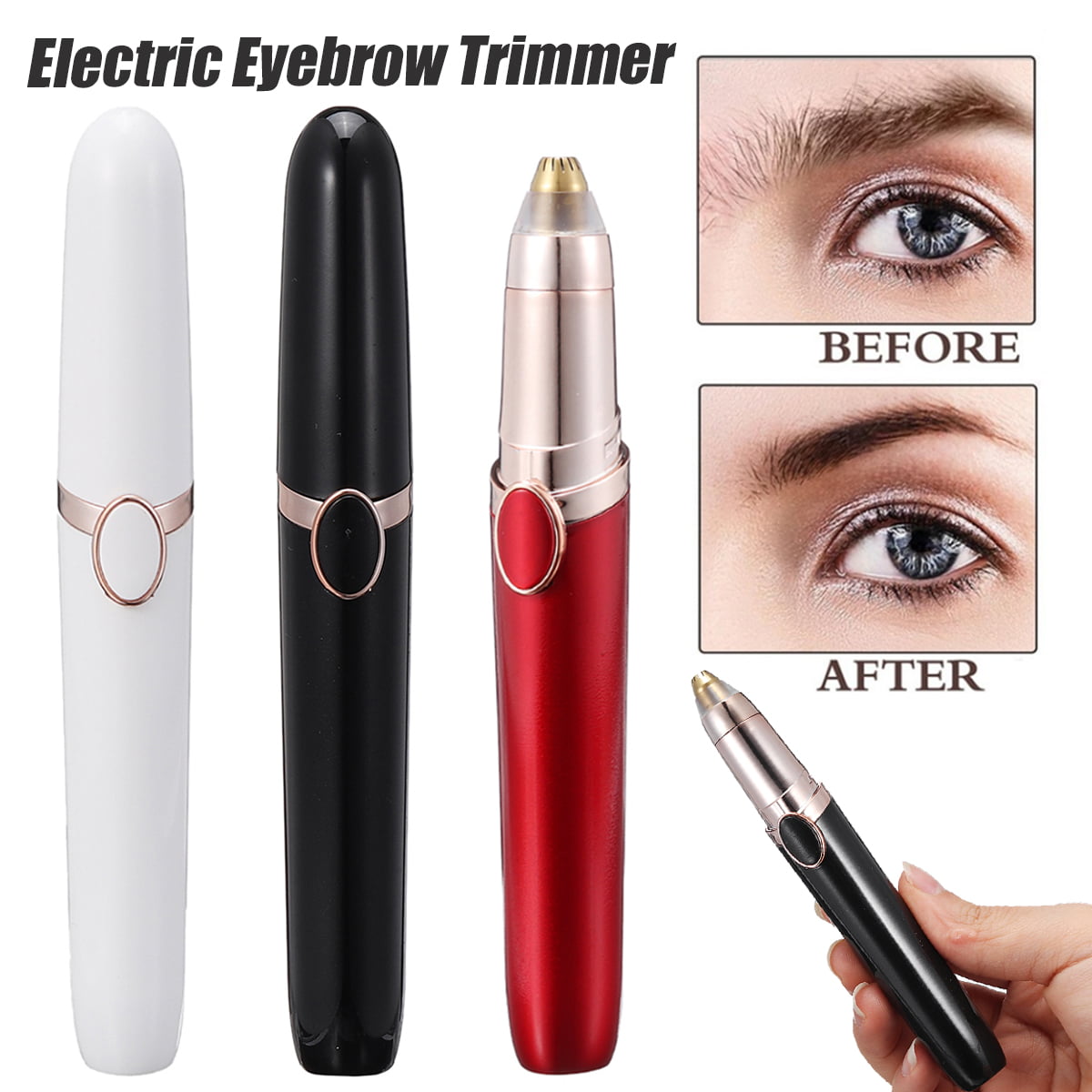 electric eyebrow trimmer walmart