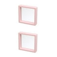thumbnail image 3 of QualitChoice Transparent PE Film Boîte à Bijoux Stockage Coloré Main Multifonctions Bijoux Antipoussière Exposition Vitrine L Rose 2Set, 3 of 6