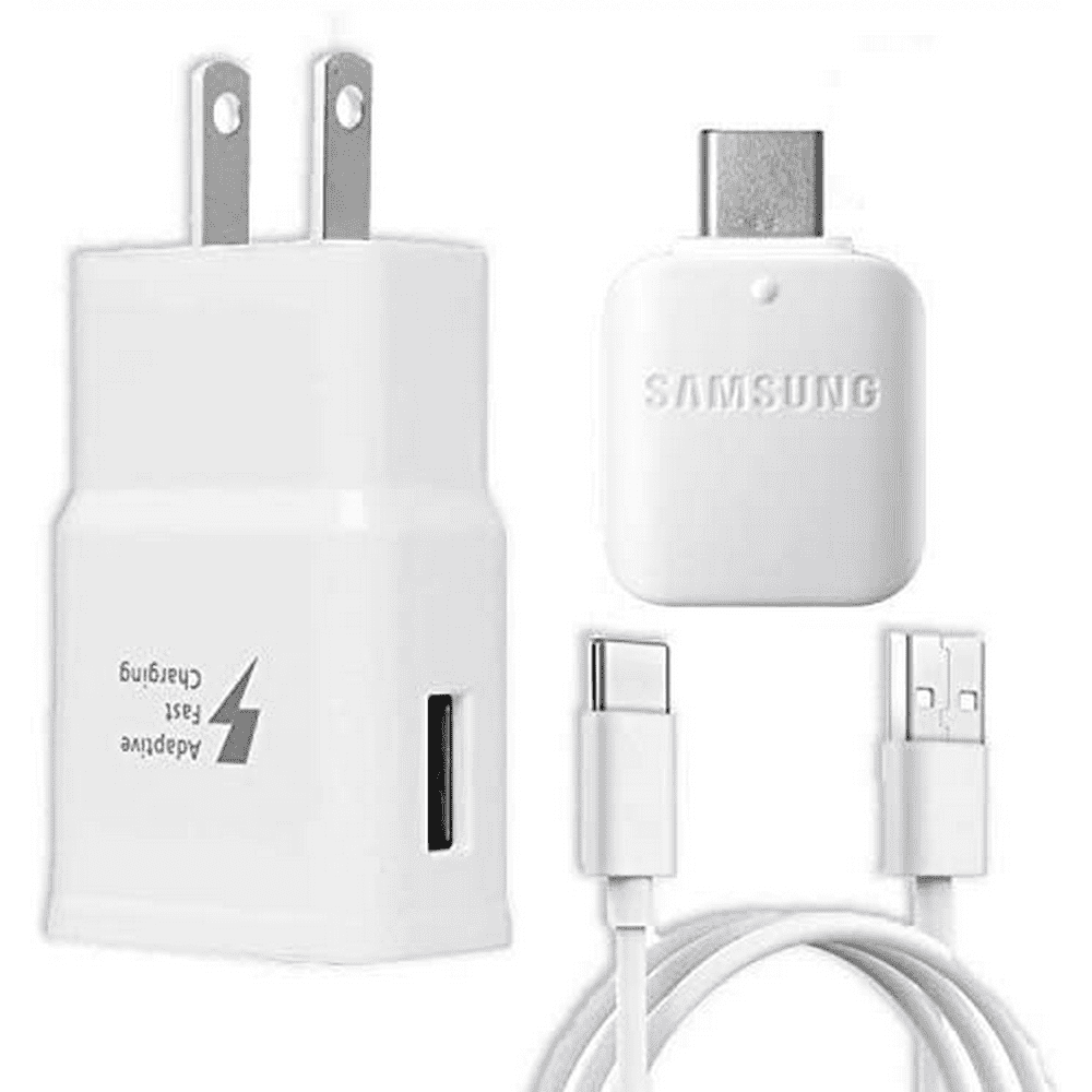 White samsung charger