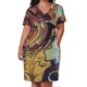 thumbnail image 3 of Vestido de bolsillo suelto Pozo Narrativo, vestido morado, vestidos de mujer, vestido de lujo para embarazadas, vestidos formales para ocasiones especiales., 3 of 7