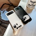 thumbnail image 5 of For Samsung Galaxy Z Flip4 5G Phone Case，Shockproof Luxury Plush sheep PC Invisible bracket Cover, 5 of 5