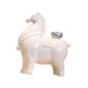 thumbnail image 4 of Figura de caballo decorativa Feng Shui para oficina, repisa de la chimenea, dormitorio, armario, Lingote blanco con plata, 4 of 9