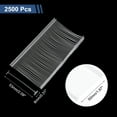 thumbnail image 2 of Uxcell Standard Tagging Fastener 53x8mm Price Tag 50mm 2500pcs Clear, 2 of 6