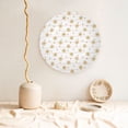 thumbnail image 5 of Bingfone Gold Snowflake Stripes Print Bone China Dinner Decorative Plates,Handmade Ceramic Dinner Plate with Stand for Home Club-7in, 5 of 6
