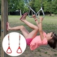 thumbnail image 3 of KAKOWELY gymnastic ring Children's Plastic Swing Ring Creative Fitness Hanging Rings with Short Rope8.27"X6.3"X0.87", 3 of 4