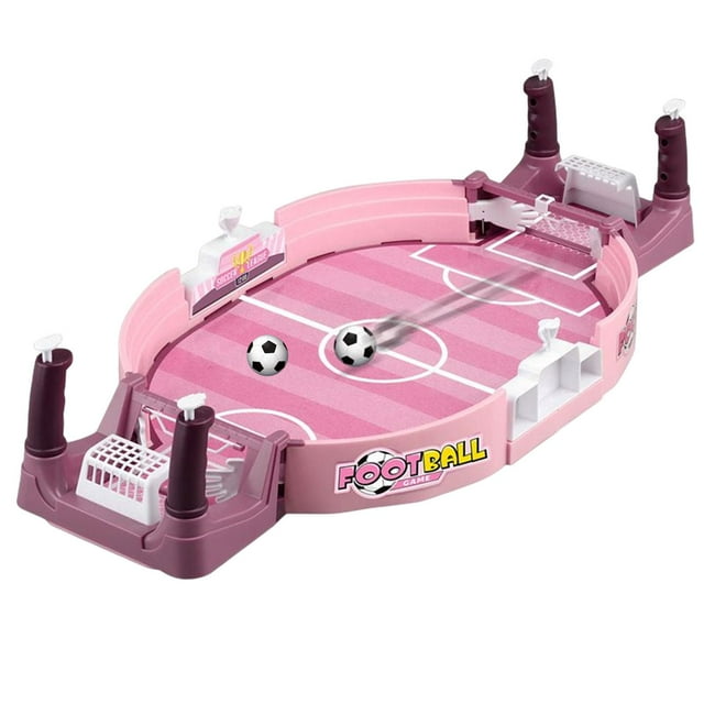 Futbolín, juego de mesa para dos jugadores. Diversión para niños y adultos. con dos bolas