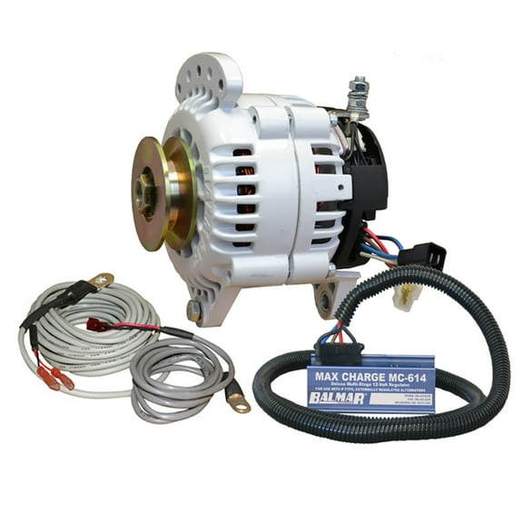 Balmar Alternator 100 AMP Kit 12V 3.15" Dual Foot Saddle Si... [60-YP-MC-100-SV]