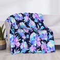 thumbnail image 4 of Throw Blanket for Couch, flower Skull star Super Soft Fuzzy Comfy Warm Throw Blanket, Cuteness Lightweight Cozy Plush Flannel Blanket & Throws for Sofa and Bed All Season, 4 of 5