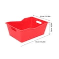 thumbnail image 2 of HEALEEP Ice Cube Holder For Freezer Red Plastic Food Storage 1Pcs, 2 of 8