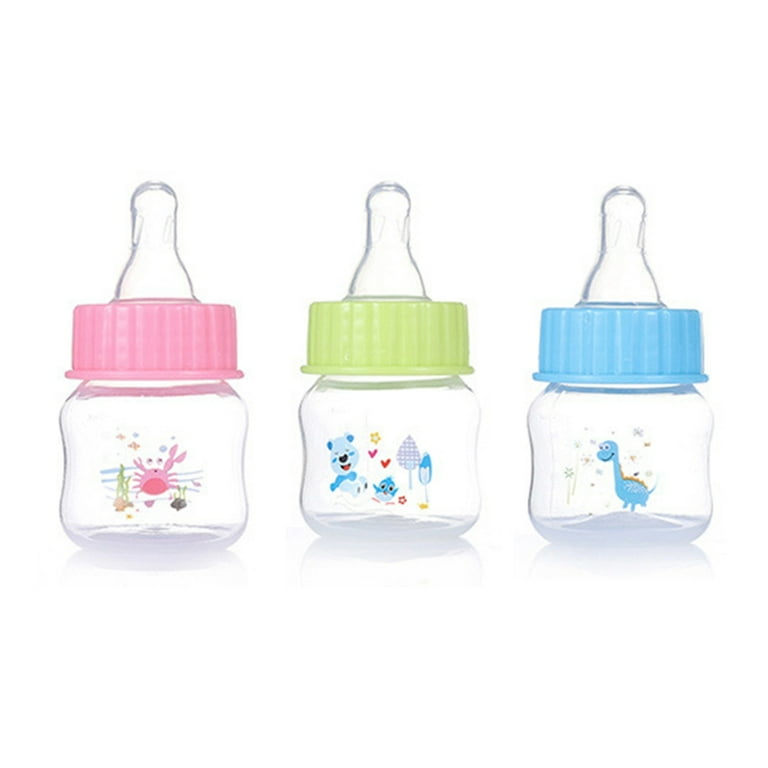 ZYHARUKO Baby Bottle Portable Baby Nursing Bottle 1.7oz Wide