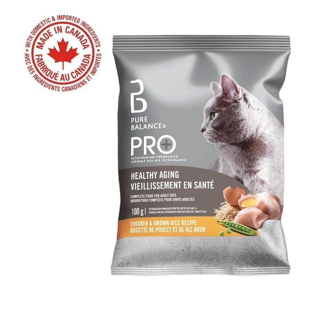 Pure Balance Pro+ Healthy Aging Formula with Chicken Dry Cat Food 100g
