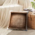thumbnail image 3 of LALILO Throw Pillow Covers Wooden Box White Box Wooden Wood Old Rustic Cushion Cover 18" x 18", 2 Pack, 3 of 6