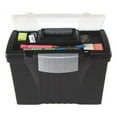 thumbnail image 5 of Portable Letter/legal Filebox With Organizer Lid, Letter/legal Files, 14.5" X 10.5" X 12", Black | Bundle of 10 Each, 5 of 8
