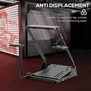 Supllueer Racing Wheel Stand Simulator Cockpit Stable Adjustable Fit for Logitech G29 G920 G923 Thrustmaster T80.Excluding Electronic Devices